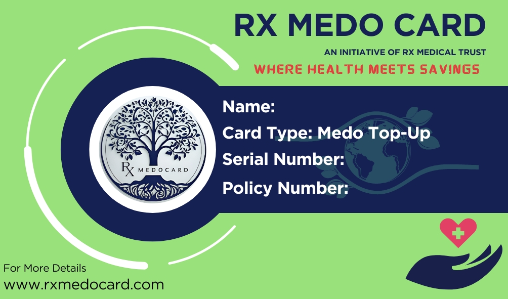 Rx Medo Top-Up Card Front